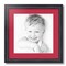 ArtToFrames 16x16" Matted Picture Frame with 12x12" Single Mat Photo Opening Framed in 1.25" Black and 2" Mat (FWM-4083-16x16)